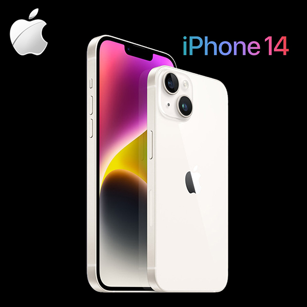iPhone 14 màu Trắng (Starlight) trong trẻo phù hợp với người mệnh Kim